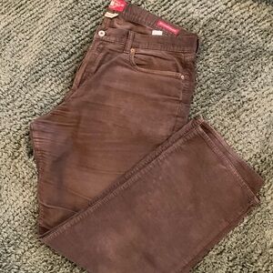 40 x 32” lucky brand brown corduroys